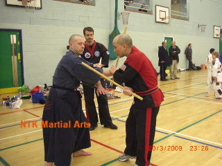 Sensei Andy enjoys the training!