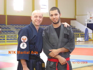 Sensei Andy & Roberto enjoy the training.